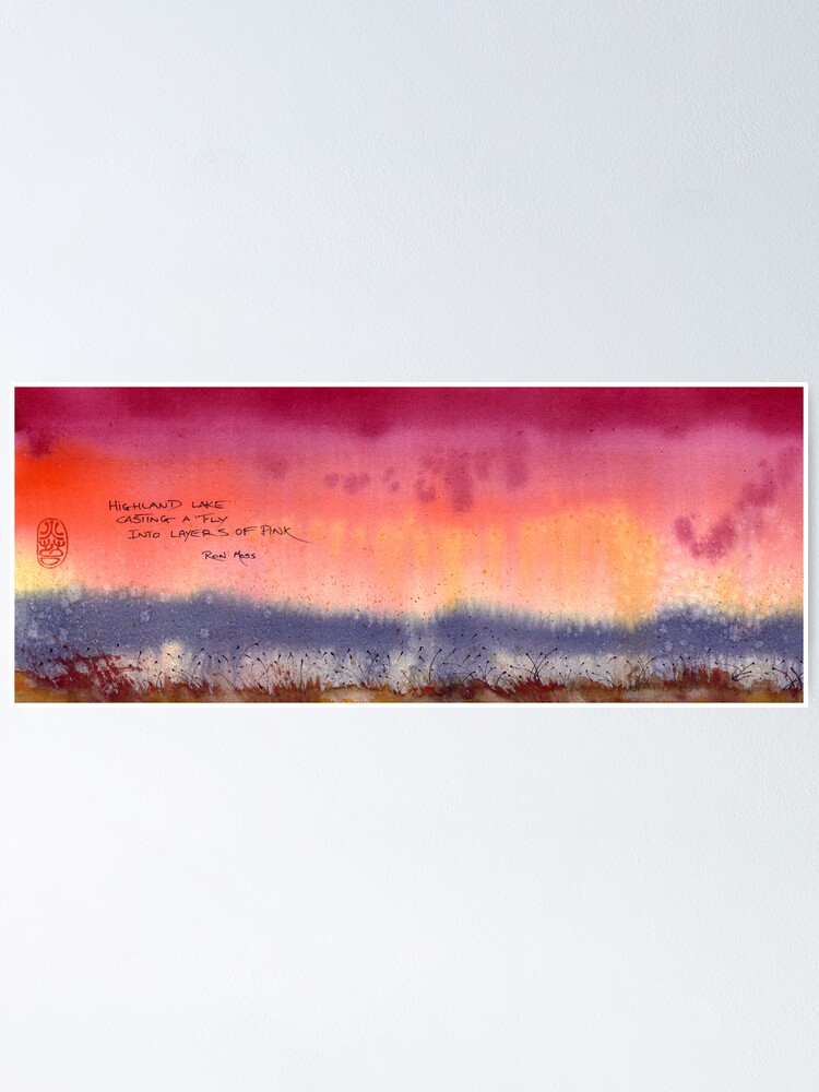 Alternate view of Layers Of Pink Poster