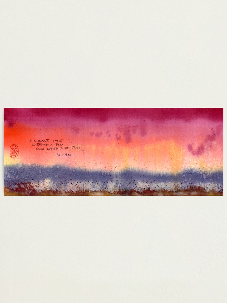 Alternate view of Layers Of Pink Photographic Print