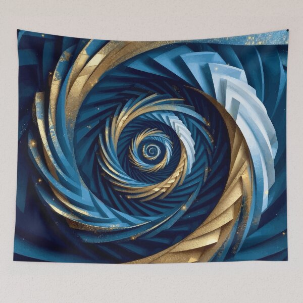Item preview, Colorful Abstract Fibonacci Art 213 designed and sold by Vicky Brago-Mitchell®.