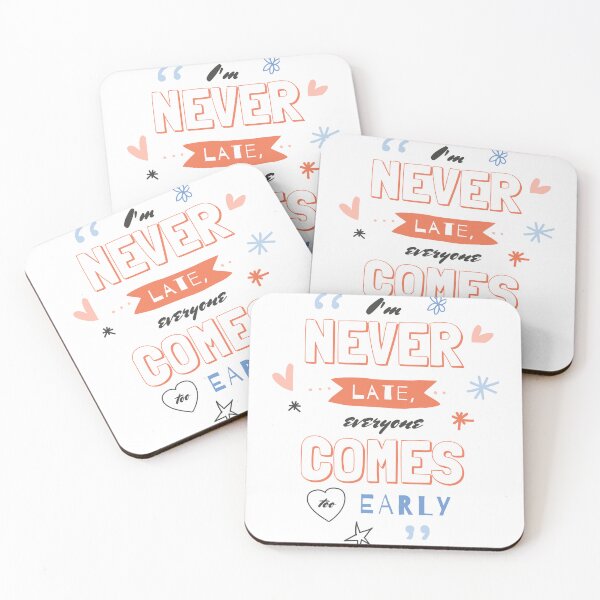 Item preview, DESIGN: never late everyone comes the early designed and sold by chromNDR.