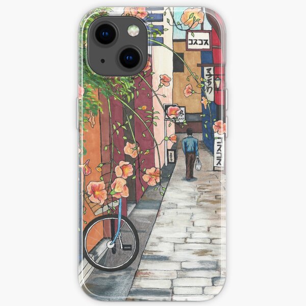 Flowers in an Alley iPhone Soft Case