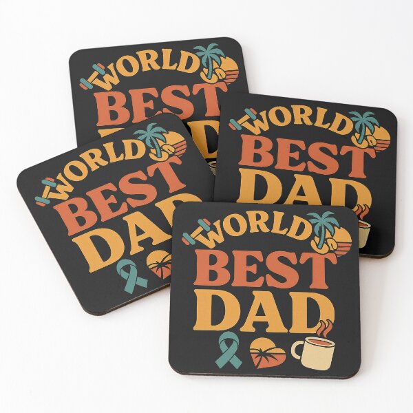 Artikelvorschau, Der beste Papa der Welt – Retro Icons Design entworfen und verkauft von Power Within Prints.