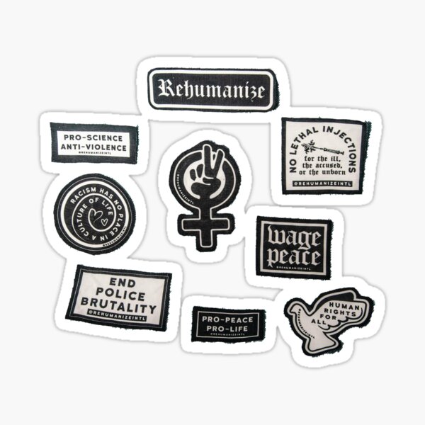Item preview, activist patches set designed and sold by whatisniche.