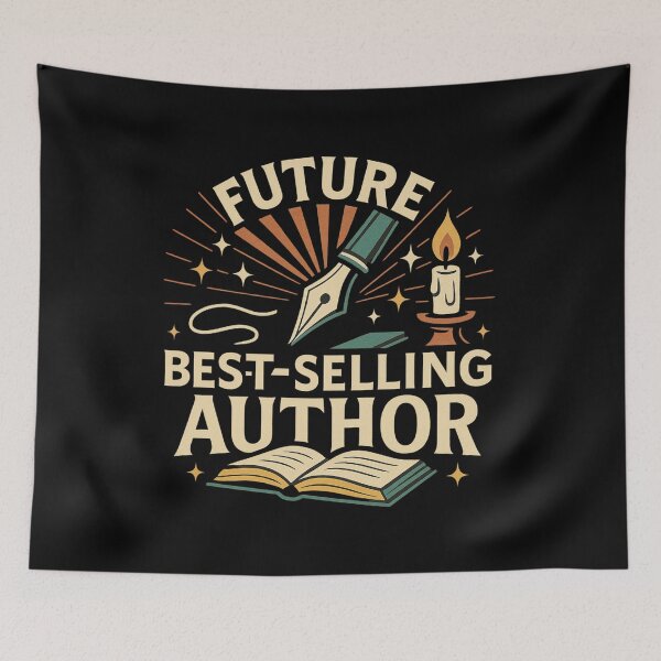 Item preview, Future Best-Selling Author – Writer Manifestation Design designed and sold by GirlyPopped.