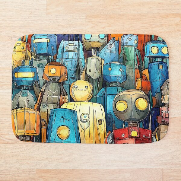 Item preview, robots designed and sold by Type2Design.