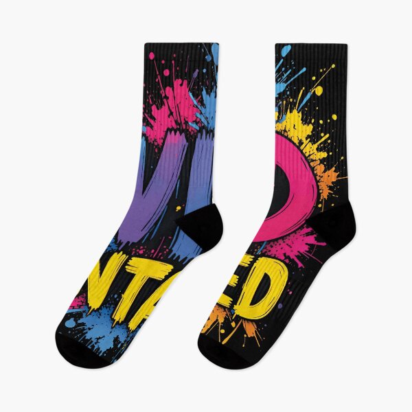 Item preview, WILD UNTAMED – Bold Typography Art in Vibrant Splatter Colors designed and sold by BrushRushX.