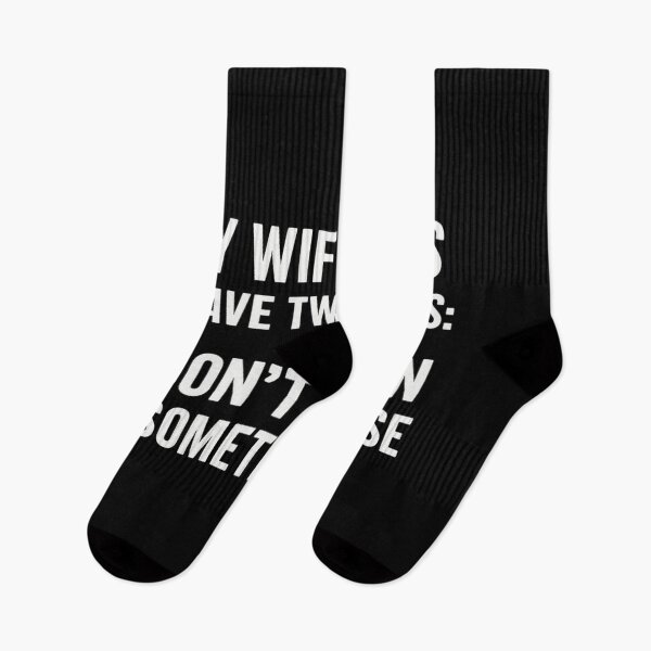 Item preview, My Wife Says I Have Two Faults Funny Quote designed and sold by ndalamson.