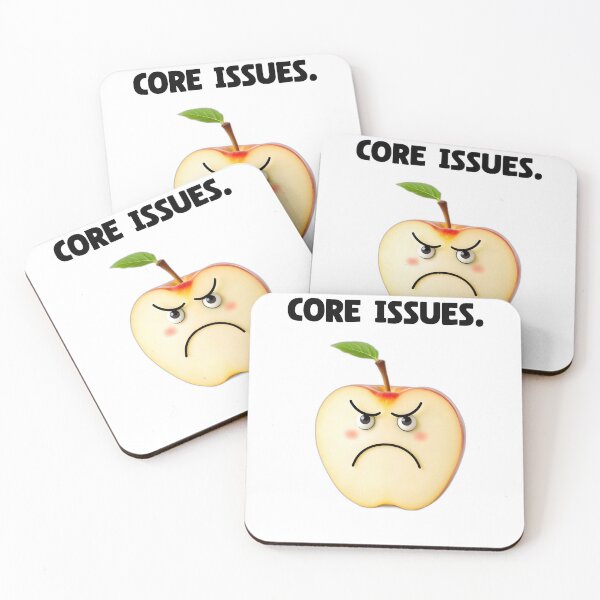 Item preview, The Anxious Apple Core designed and sold by allogy.