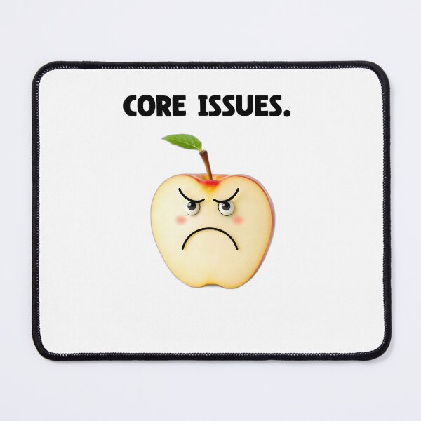 Item preview, The Anxious Apple Core designed and sold by allogy.