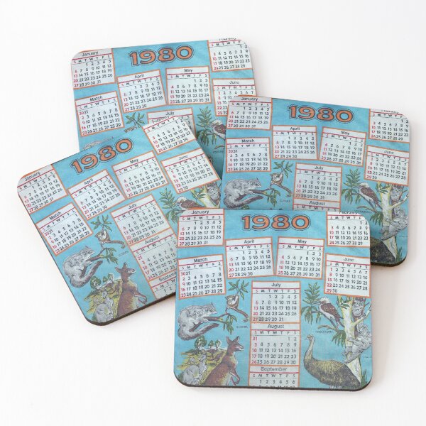 Item preview, 1980 Australian Animals Calendar designed and sold by pinkal.