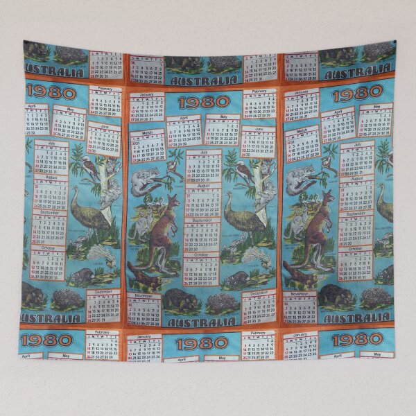 Item preview, 1980 Australian Animals Calendar designed and sold by pinkal.