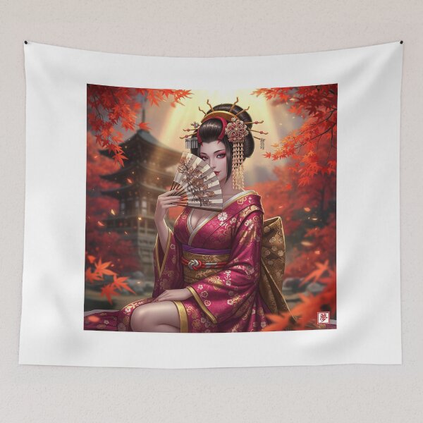 Item preview, Dramatic Radiance: Illusion of Autumn Leaves and Maiko designed and sold by schwa24jpn.