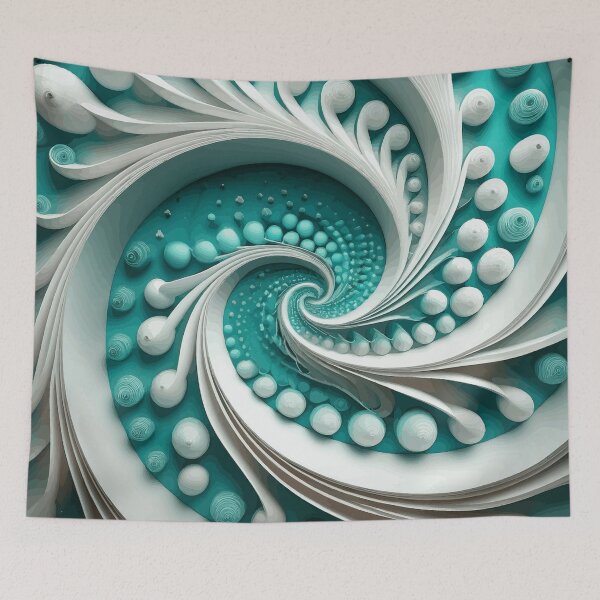Item preview, Abstract Spiral  226 designed and sold by Vicky Brago-Mitchell®.