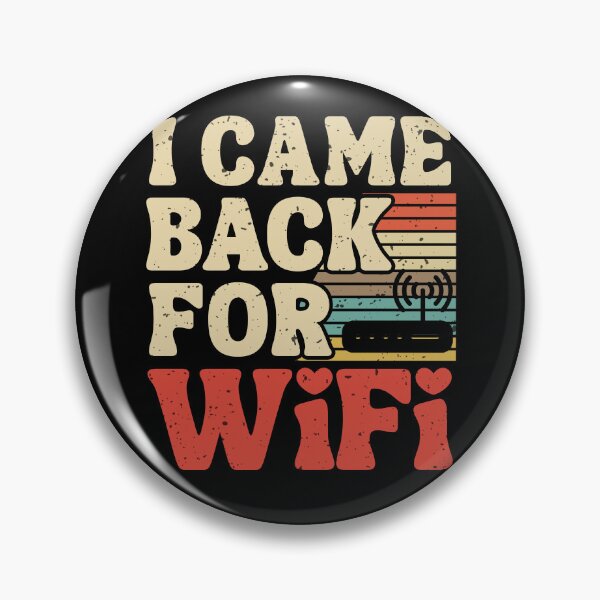 Item preview, I Came Back for WiFi – Funny Back to School Internet Meme for Students T-Shirt designed and sold by boundlessly2art.