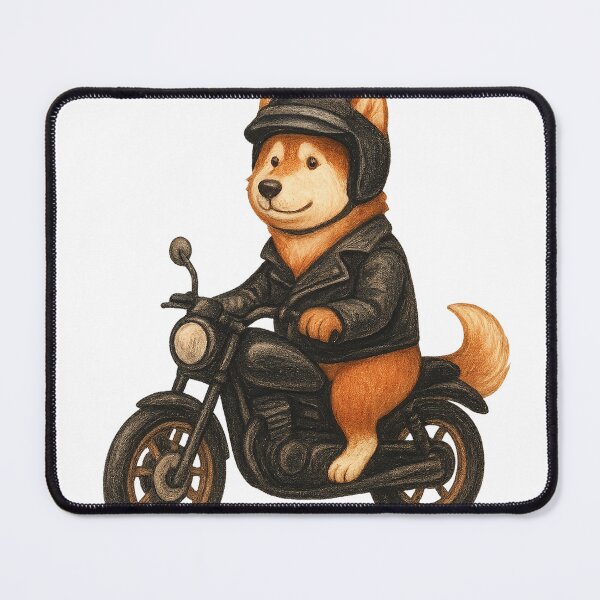 Item preview, biker on barks designed and sold by PareInHouse.