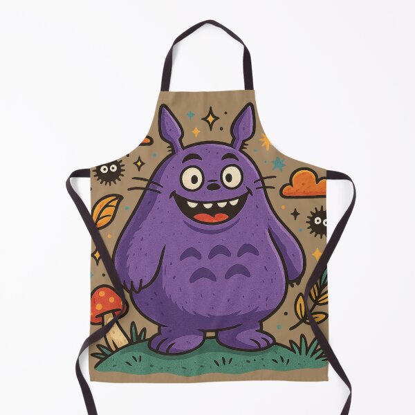 Item preview, Grimace as Totoro – Whimsical Fast Food Forest Mashup designed and sold by GirlyPopped.