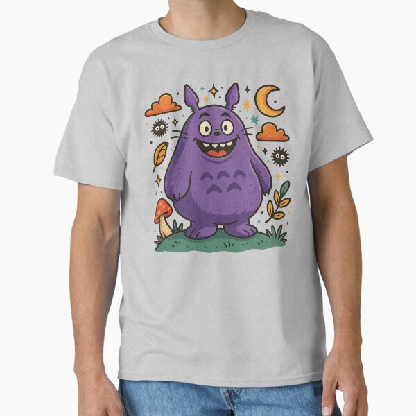 Item preview, Grimasse als Totoro – Skurriler Fast-Food-Wald-Mashup designed and sold by GirlyPopped.