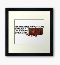 Behind every Party's plan Framed Print