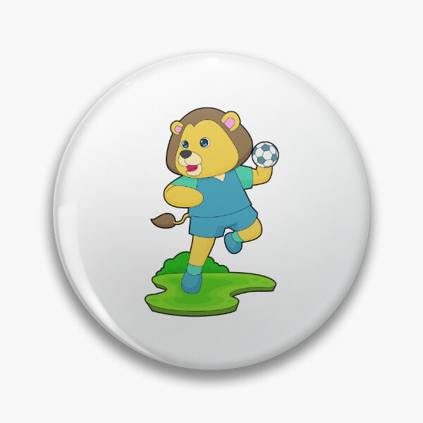 Item preview, Lion Handball player Handball designed and sold by Snabdesign84.