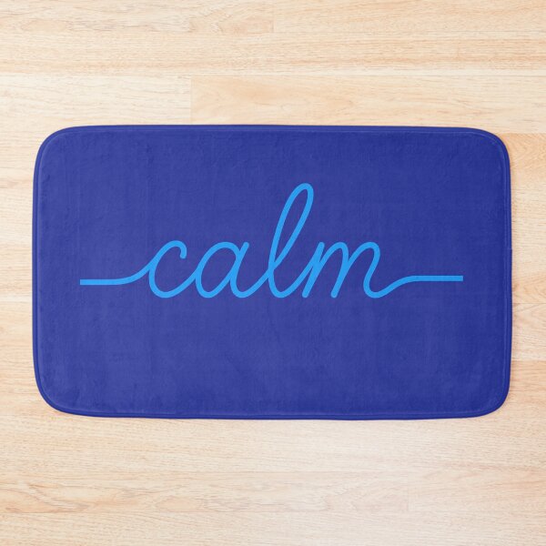 Item preview,  Line shaped into the word Calm (blue) designed and sold by ___L__I__N__E___.