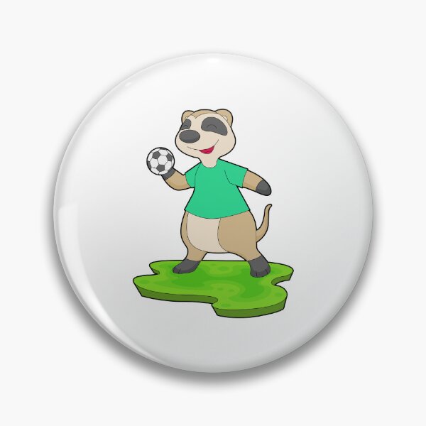 Item preview, Meerkat Handball player Handball designed and sold by Snabdesign84.