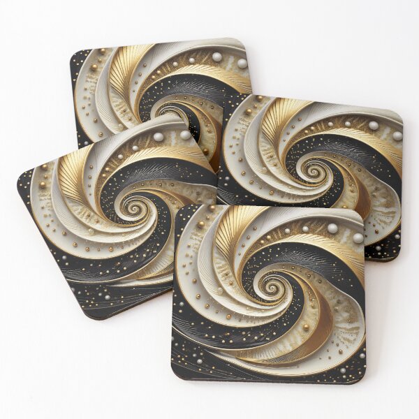 Item preview, Colorful Abstract Fibonacci Art 237 designed and sold by Vicky Brago-Mitchell®.