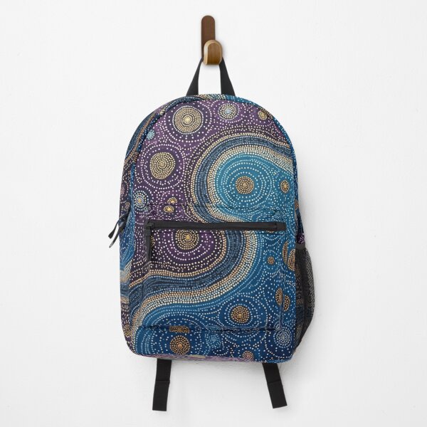 Item preview, Aboriginal Inspired Dot Art - Land - Ocean - Yin Yang designed and sold by GrinGalore.