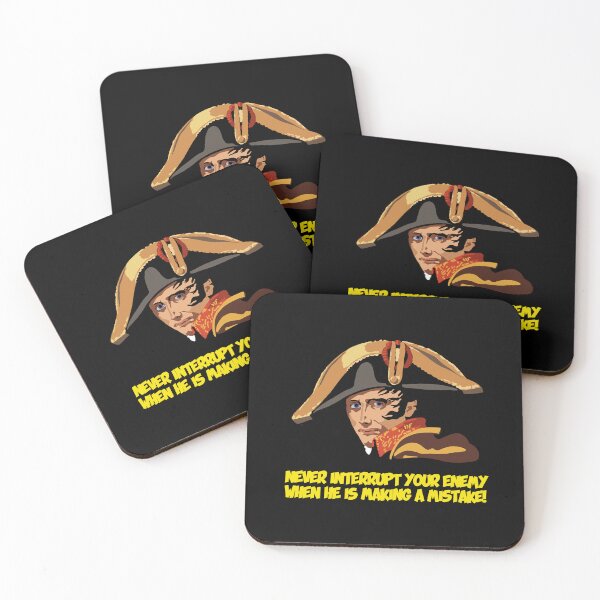 Item preview, Napoleon: Never Interrupt Your Enemy (with black background) designed and sold by slabafinety.