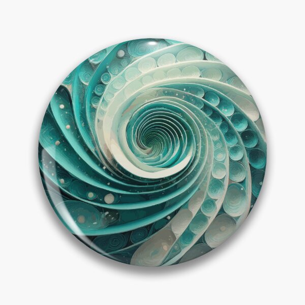 Item preview, Colorful Abstract Fibonacci Art 240 designed and sold by Vicky Brago-Mitchell®.