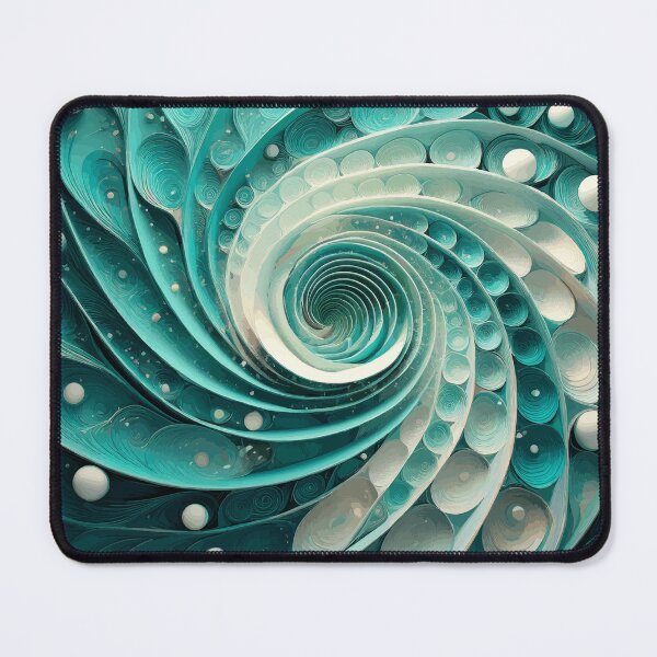 Item preview, Colorful Abstract Fibonacci Art 240 designed and sold by Vicky Brago-Mitchell®.