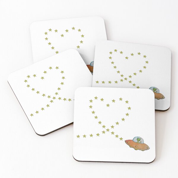 Item preview, Vintage Alien Love Cruise – Cute Pastel star Trail designed and sold by KawaiiNugs.
