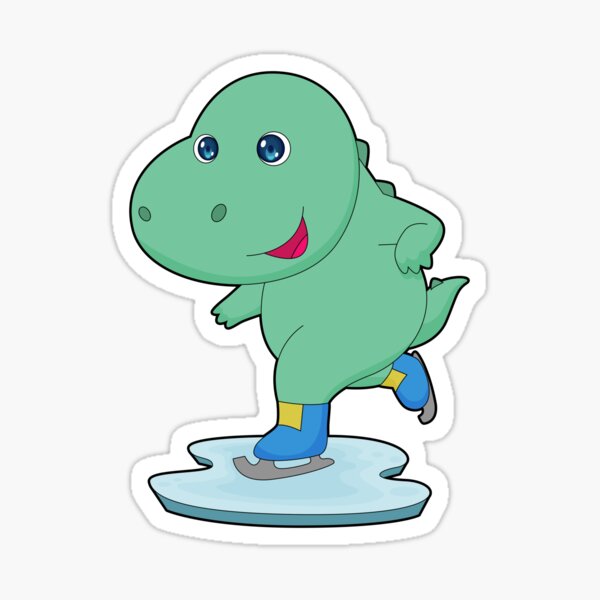 Item preview, Dinosaur Ice skating Ice skates designed and sold by Snabdesign84.
