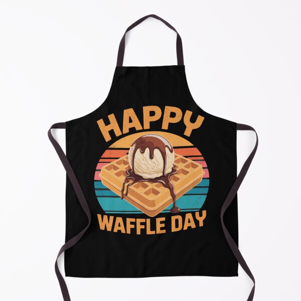 Aperçu de l'œuvre Gaufres pour le petit-déjeuner Happy Waffle Day créée et vendue par brynatshop.