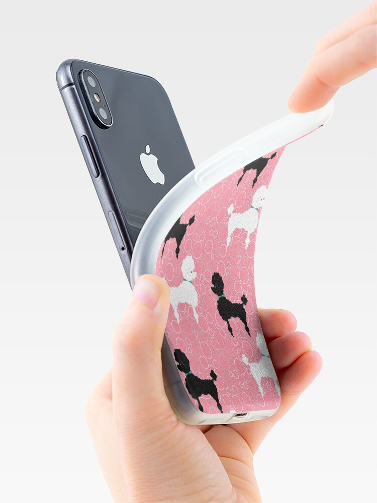 Alternate view of Pink Poodle iPhone Case & Cover