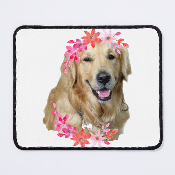 Item preview, Flowersandadog, Golden Retreiver designed and sold by DiensDesign.