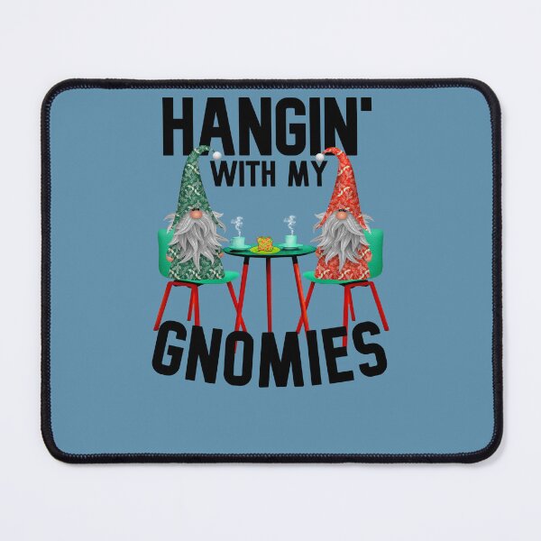 Item preview, Hanging With Gnomies Gnome Christmas Xmas Buffalo Plaid Red designed and sold by DiensDesign.
