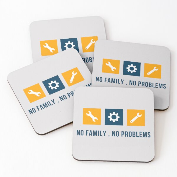 Item preview, No family no problems designed and sold by thenicequote.
