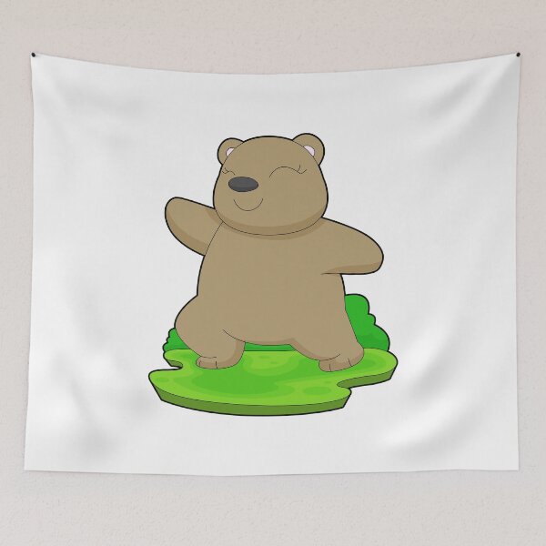 Item preview, Bear Yoga Fitness Gymnastics designed and sold by Snabdesign84.