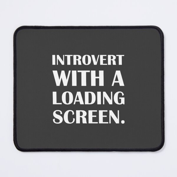 Item preview, Introvert With a Loading Screen. / Introvert Joke Funny T-Shirt Label designed and sold by introvertvibes.