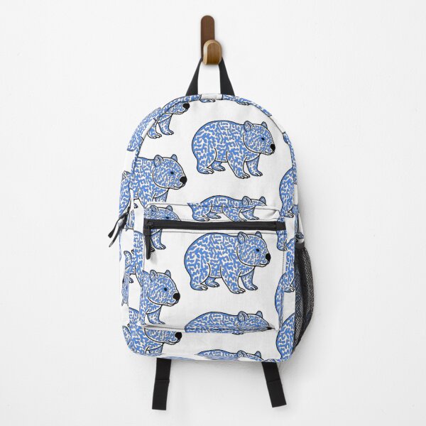 Item preview, Wombat blue & white designed and sold by CazDPhotos.