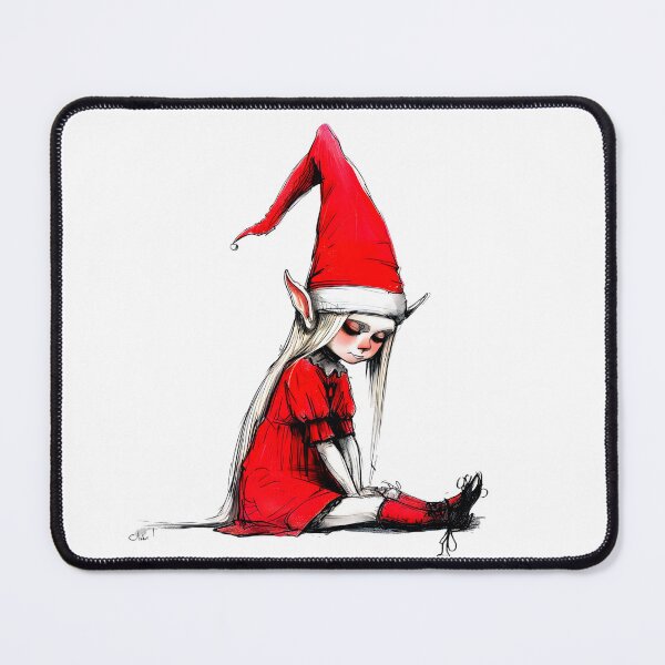 Item preview, Pretty Blonde Elf Girl Sticker designed and sold by ArtbyJustis.