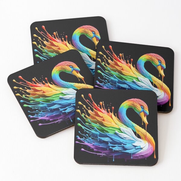 Item preview, Rainbow Swan designed and sold by Intriguing Designs.