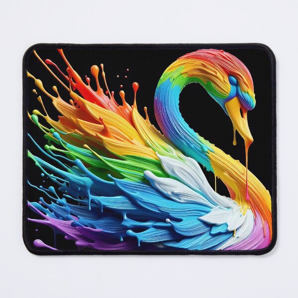 Item preview, Rainbow Swan designed and sold by Intriguing Designs.
