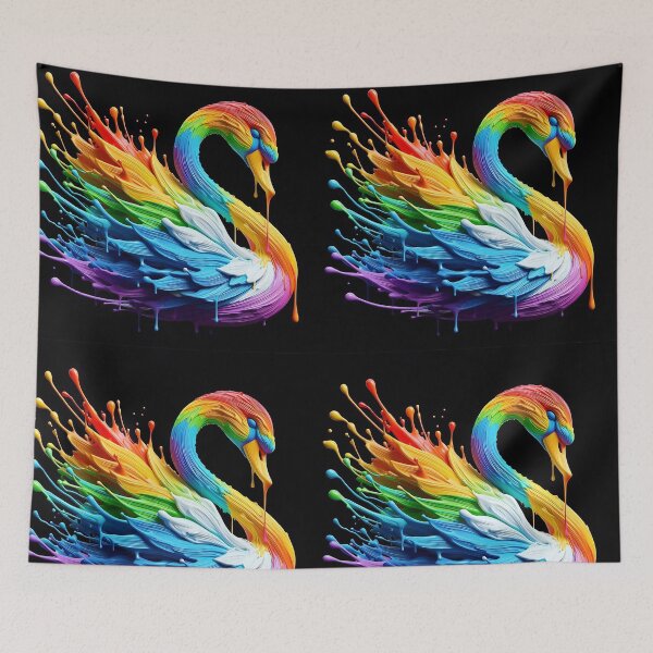 Item preview, Rainbow Swan designed and sold by Intriguing Designs.