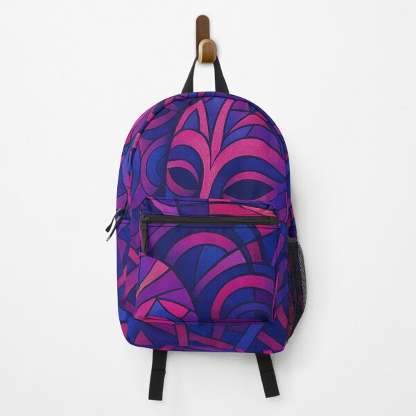 Item preview, Colorful, surreal mask landscape designed and sold by Sigtrix.