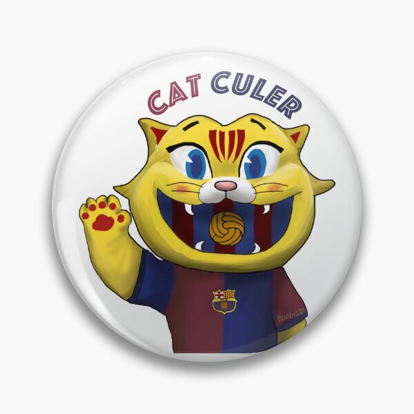Item preview, CAT Culer FCB Mascot with font designed and sold by hachenege.