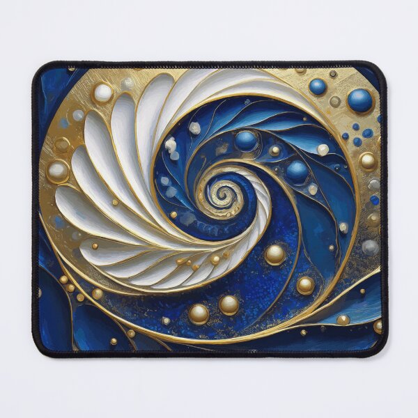Item preview, Colorful Abstract Fibonacci Art 247 designed and sold by Vicky Brago-Mitchell®.