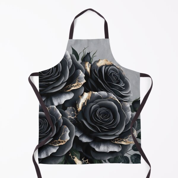 Item preview, Black Roses with Gold Veins – Luxurious Fine Art Floral by LaLi Designs designed and sold by LaLi-Designs.