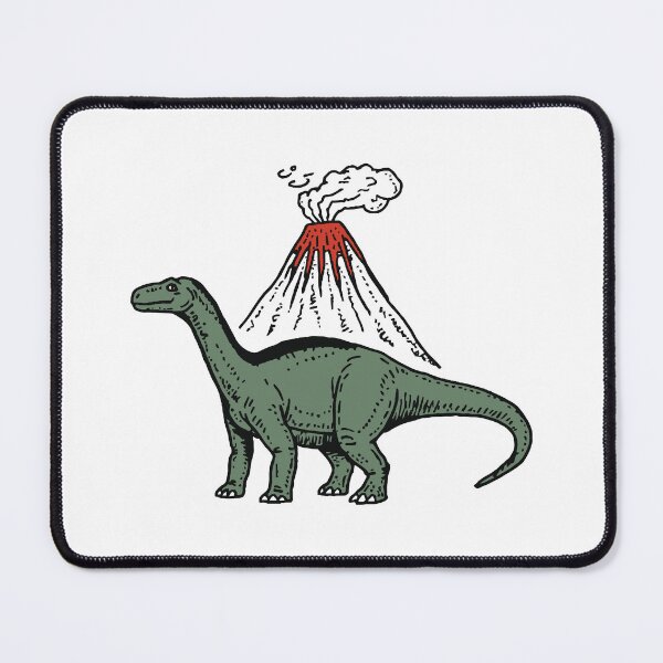 Item preview, dinosaur and volcano designed and sold by pinklamas.