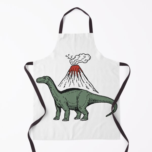 Item preview, dinosaur and volcano designed and sold by pinklamas.